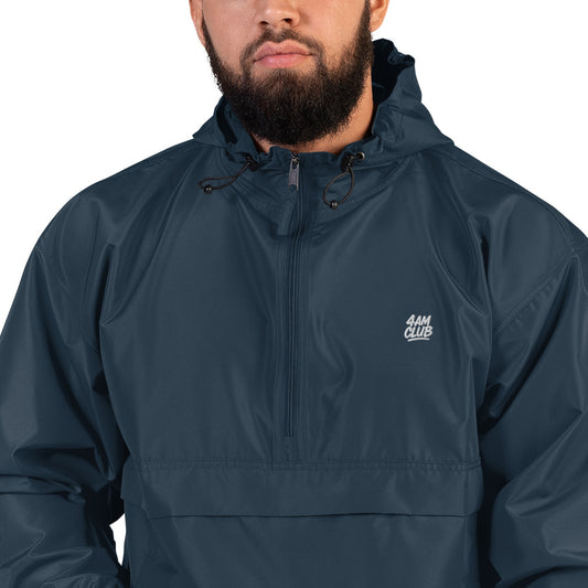 4AM Club Embroidered Packable Jacket